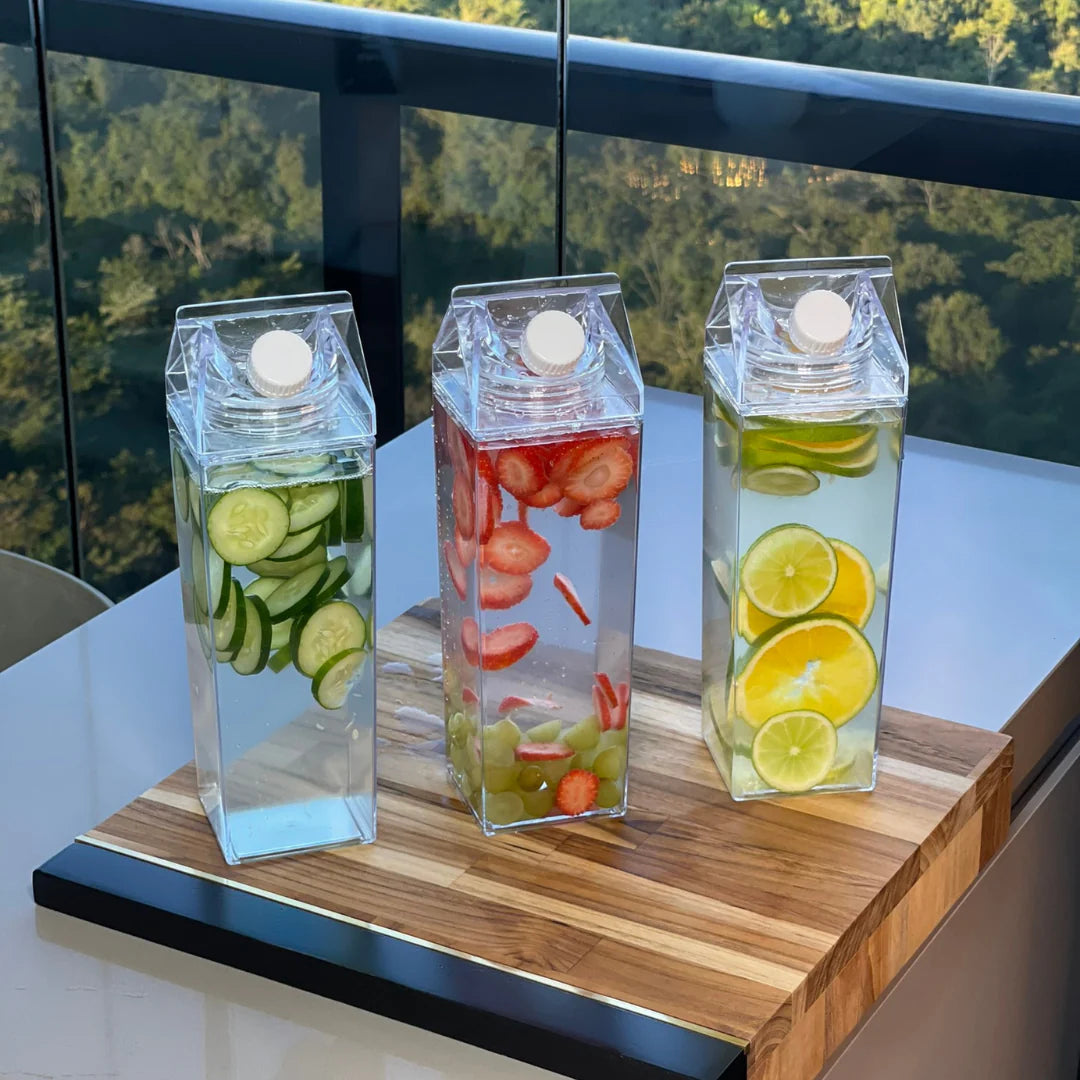 Garrafa em Acrílico Transparente 1L - CrystalOne®