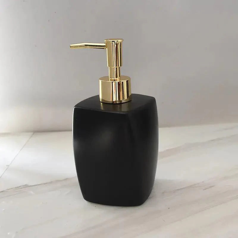 Porta Sabonete Líquido de Cerâmica Com Dispenser - Ceramisse®