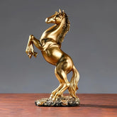 Escultura Cavalo Dourado - GoldenHorse®