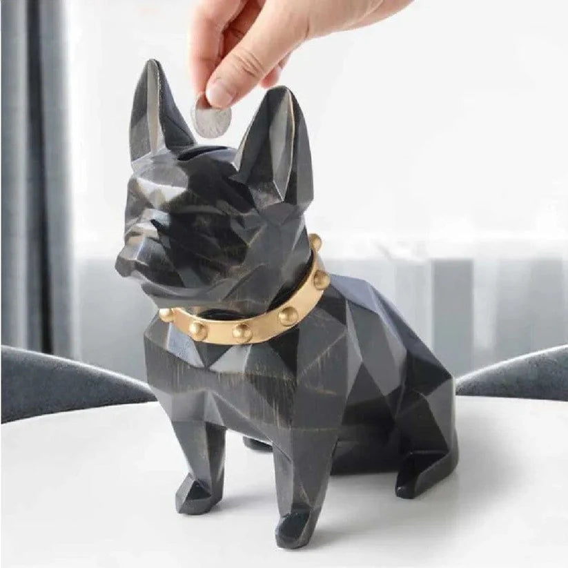 Cofrinho Geométrico Bulldog Francês - BulldogBlack®